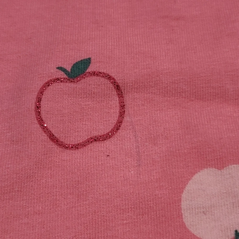Adorable Apple Ruffle Top & Legging Set sz 8 - Picture 5 of 5